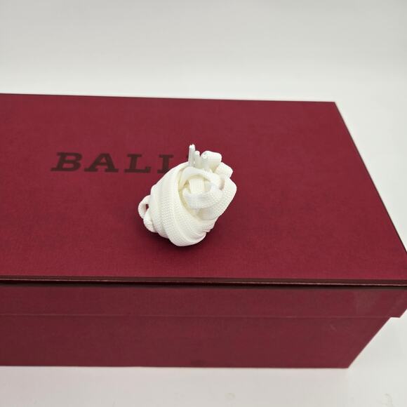 Bally Manny Men's Sasso Low-top Leather Sneakers 6301333 Leather Gray - Picture 9 of 9